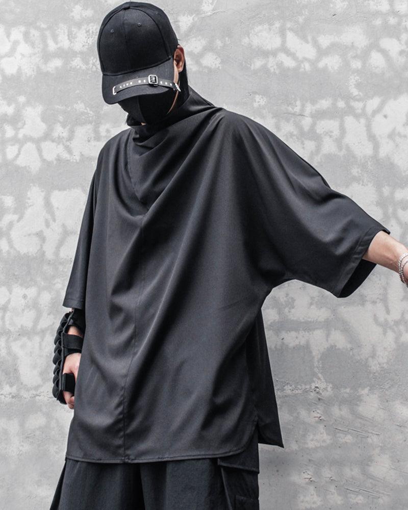 Modern Japanese Techwear Loose Bat T-Shirt