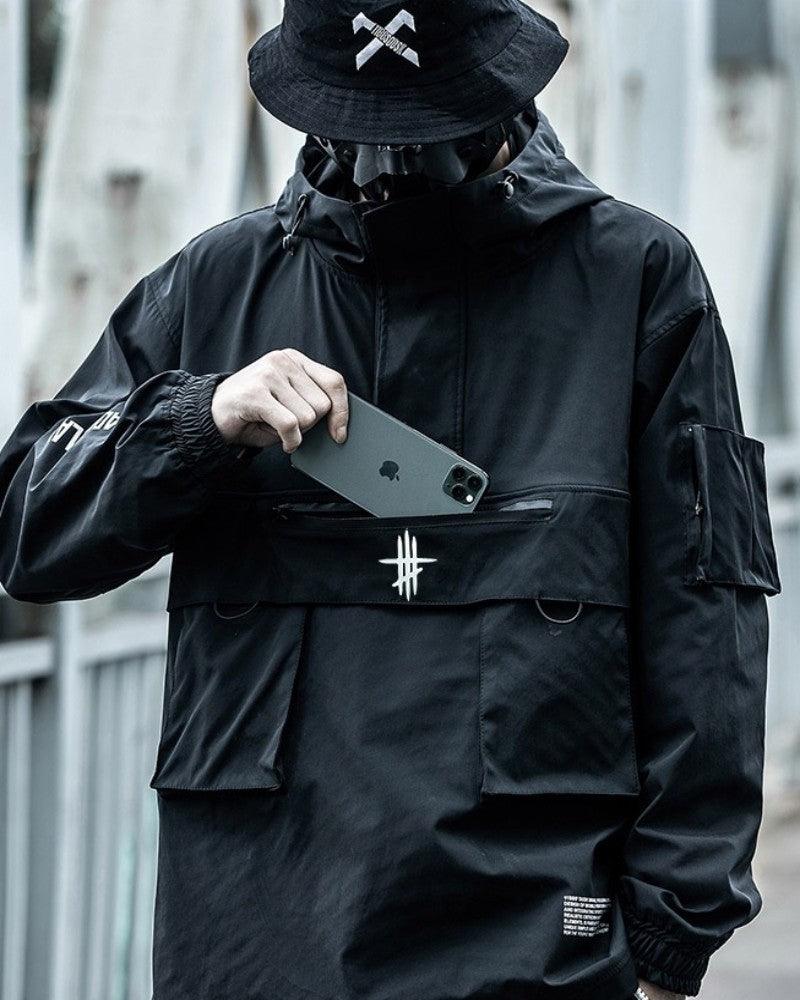 Streetwear Pocket Urban Hooded Jacket