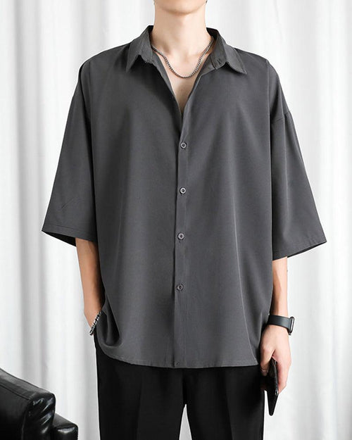 Techwear Summer Ice Silk Shirt