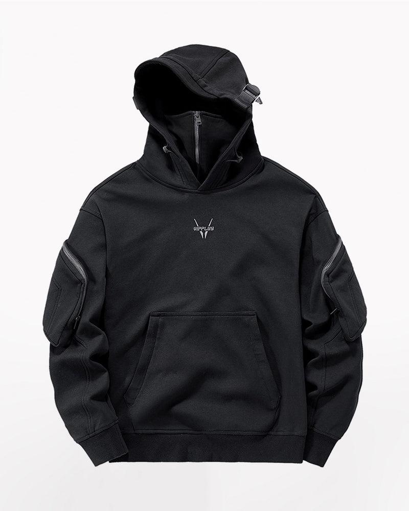 Embrace The Cold Wind Techwear Tactical Mask Hoodie