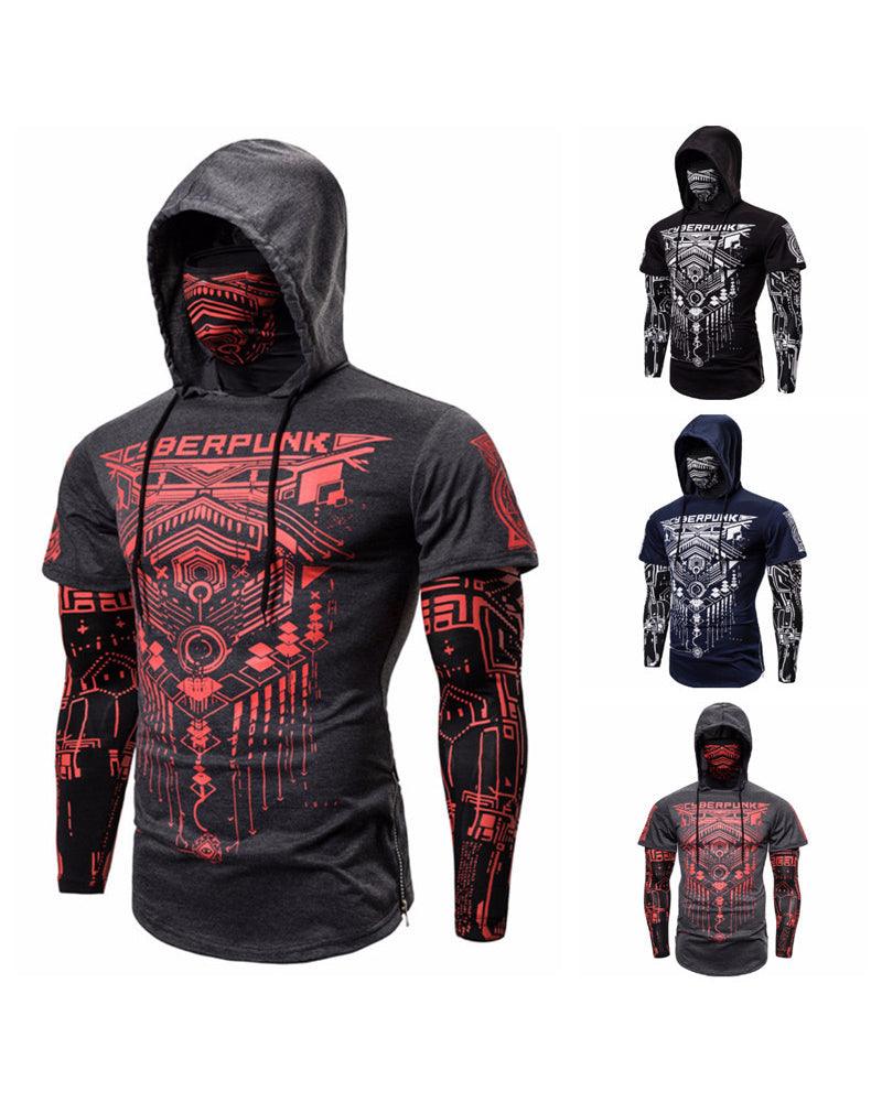 Cyberpunk Ninja Mask Hoodie