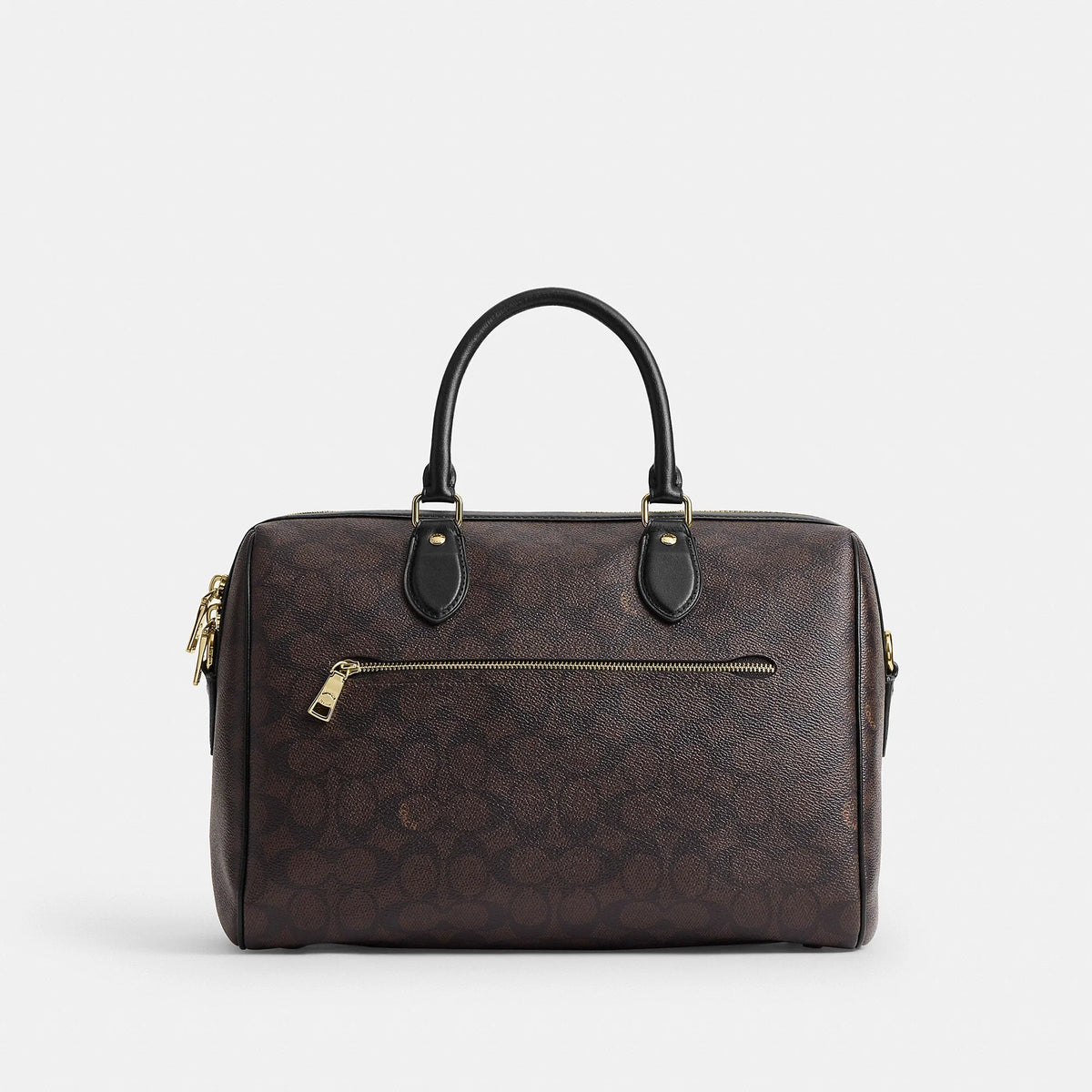 Coach Outlet Rowan Large Satchel Bag In Signature Canvas