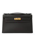 Swift Kelly Pochette Clutch Bai Brun