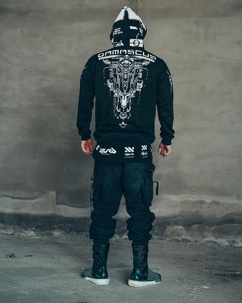Cyberpunk Graphic Motorcycle Hoodie