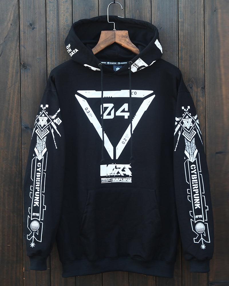 Cyberpunk Graphic Motorcycle Hoodie