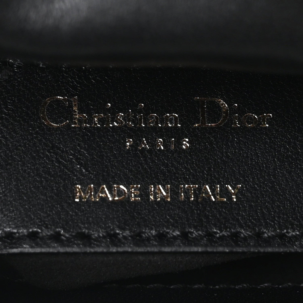 Lambskin Cannage Micro Lady Dior Black