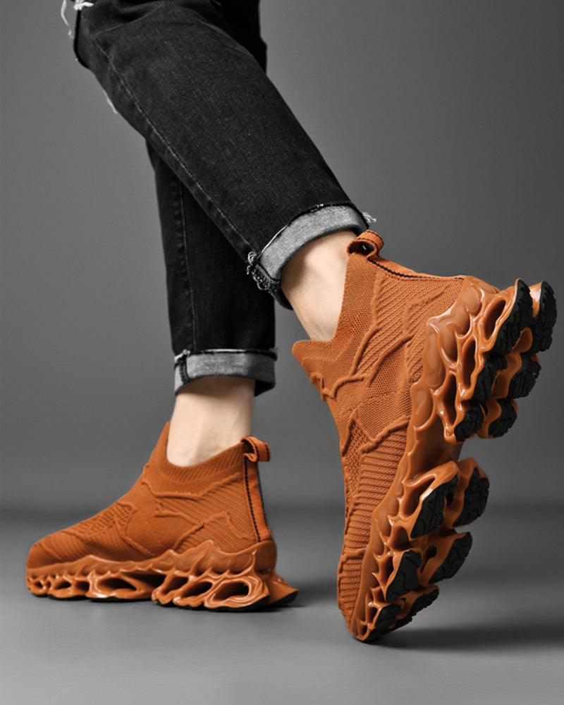 Cyberpunk Casual Woven Performance Sneakers