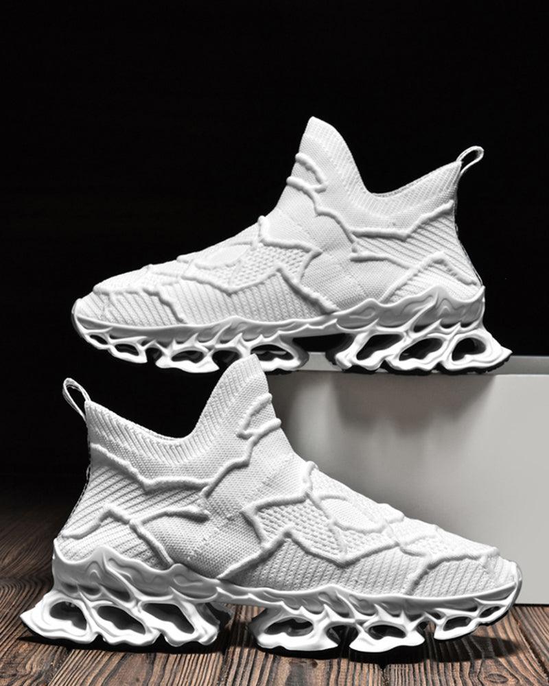 Cyberpunk Casual Woven Performance Sneakers