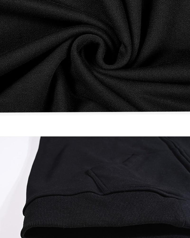 Oversize Streetwear Smiley Zip Up Hoodie