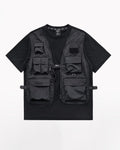 Functional Fake Two Vest Techwear T-Shirt