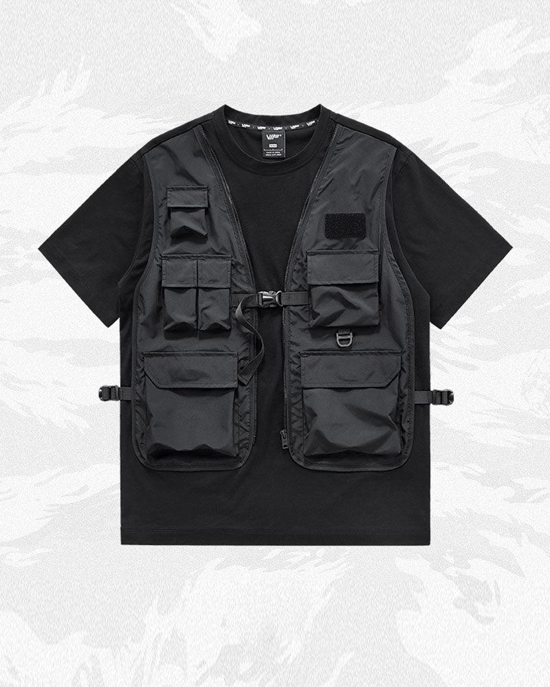 Functional Fake Two Vest Techwear T-Shirt