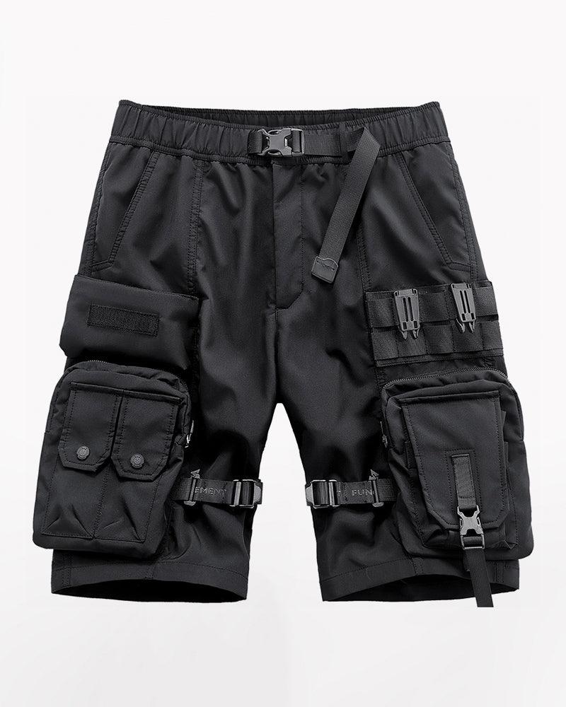 Techwear Multi-Pocket Cargo Shorts