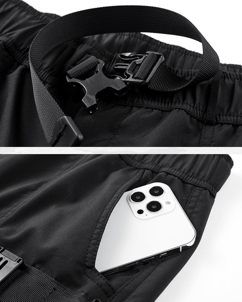 Techwear Multi-Pocket Cargo Shorts