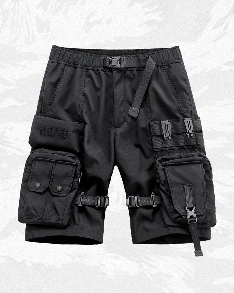 Techwear Multi-Pocket Cargo Shorts