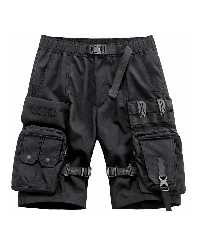 Techwear Multi-Pocket Cargo Shorts