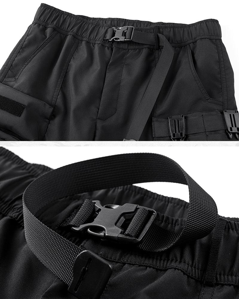 Techwear Multi-Pocket Cargo Shorts