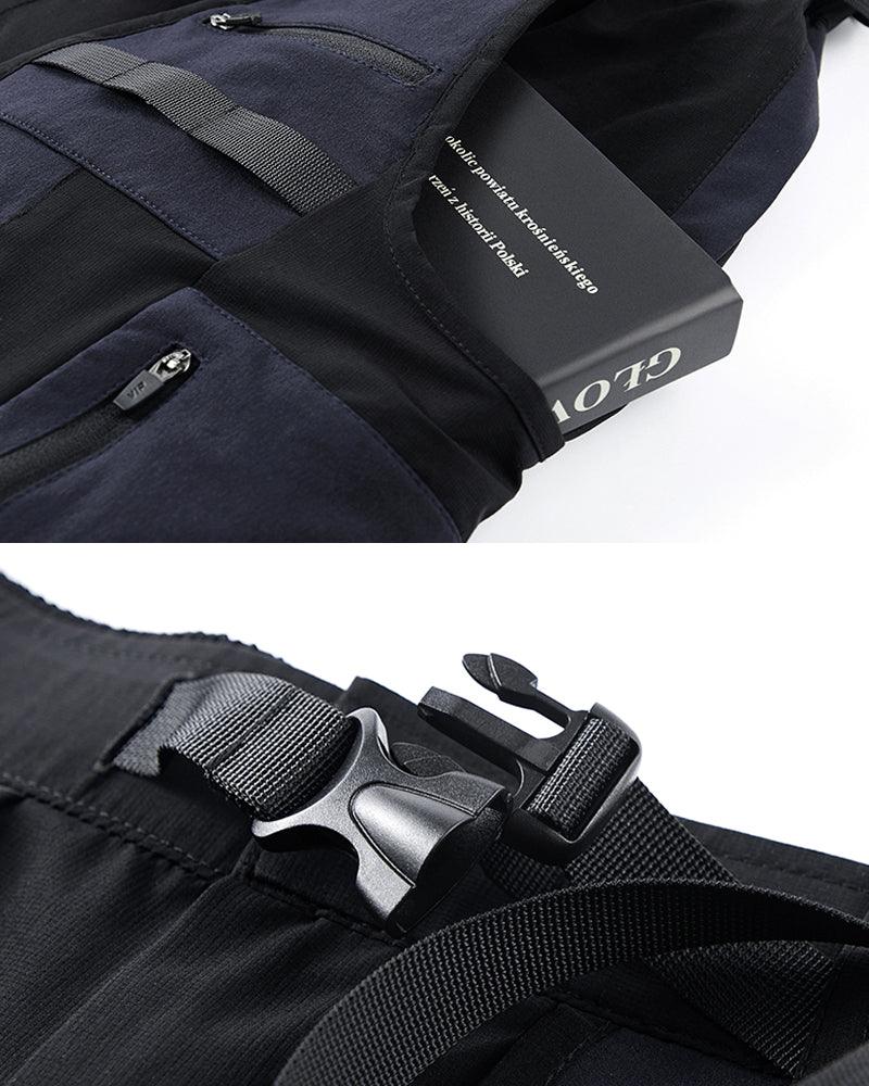 Functional Multi-pockets Quick-drying Cargo Shorts