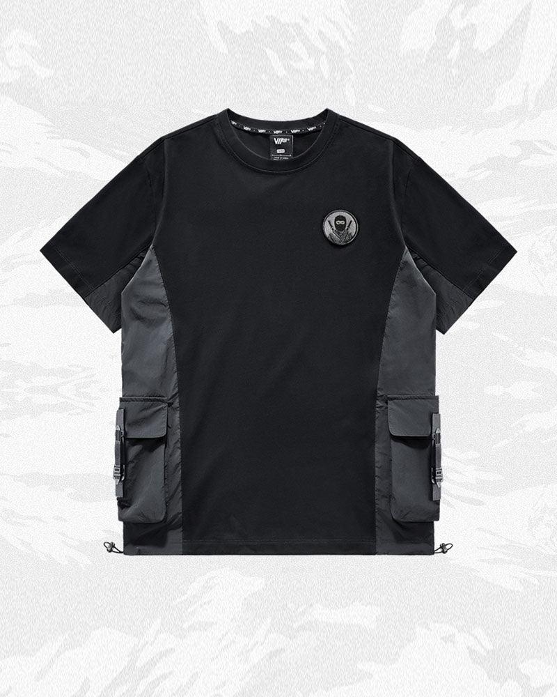 Functional Cyberpunk Samurai Badge T-Shirt