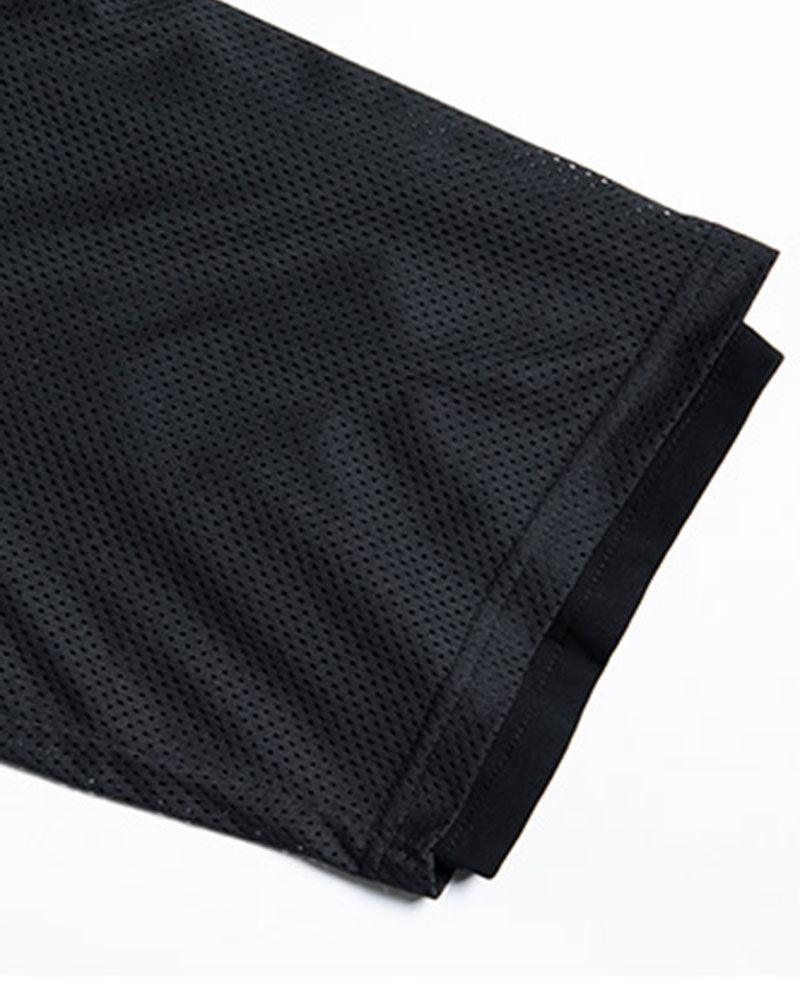 Fake Two-piece Mesh Techwear T-Shirt
