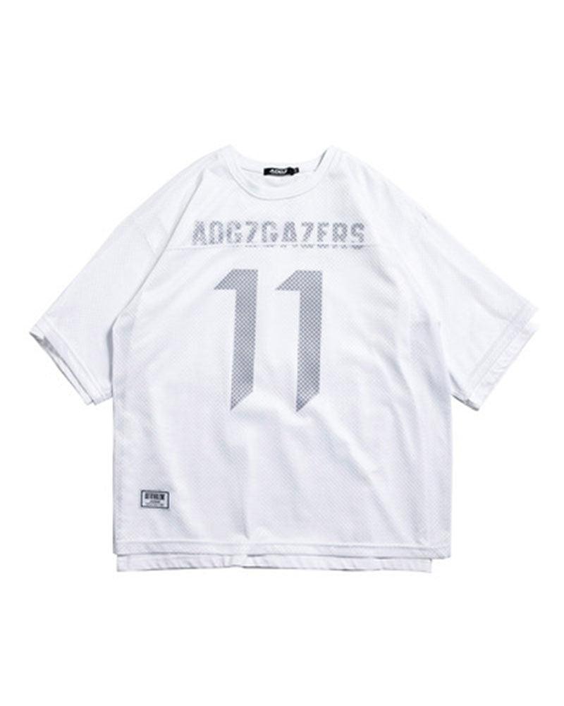 Fake Two-piece Mesh Techwear T-Shirt