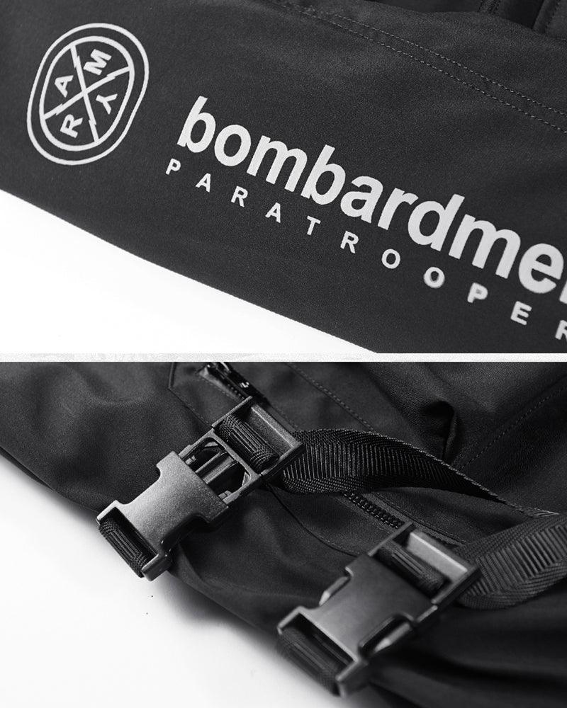 Futuristic Backpack Functional Bomber Jacket