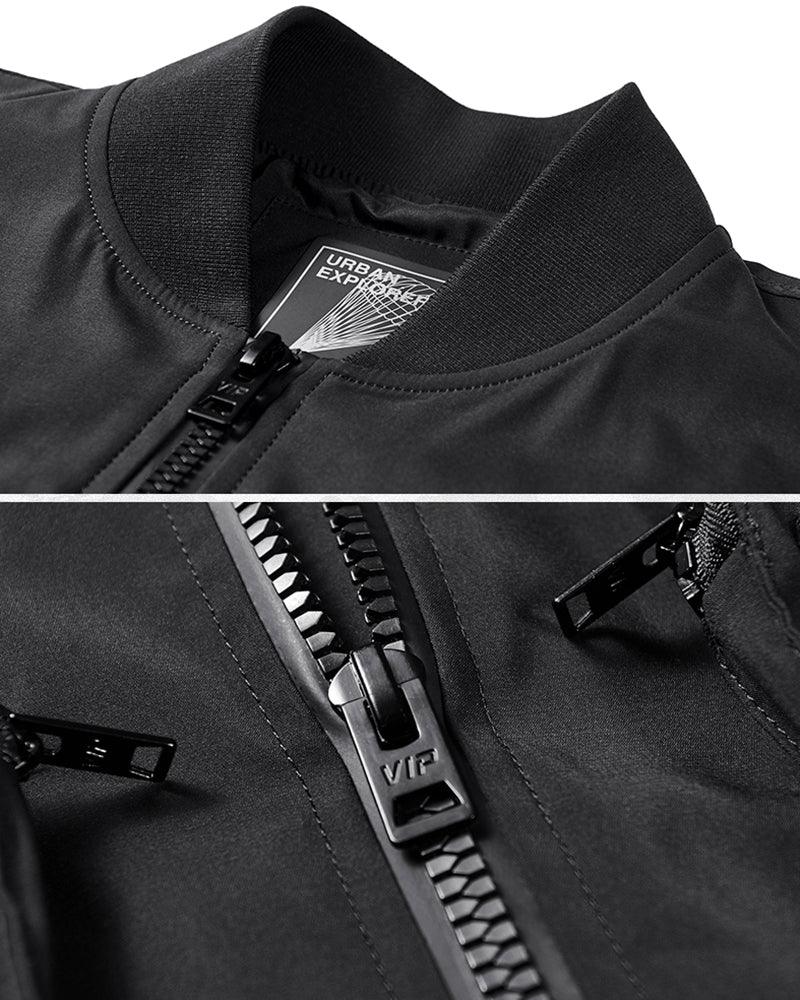 Futuristic Backpack Functional Bomber Jacket