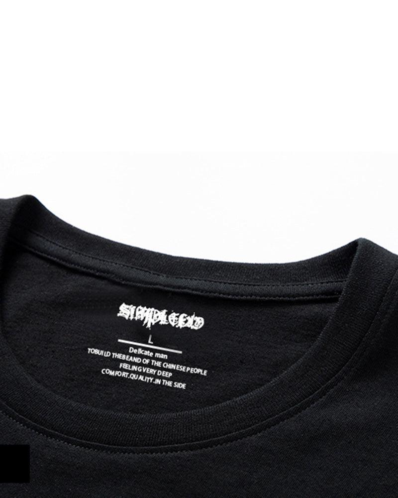 Streetwear Ninja Oni Graphic T-Shirt