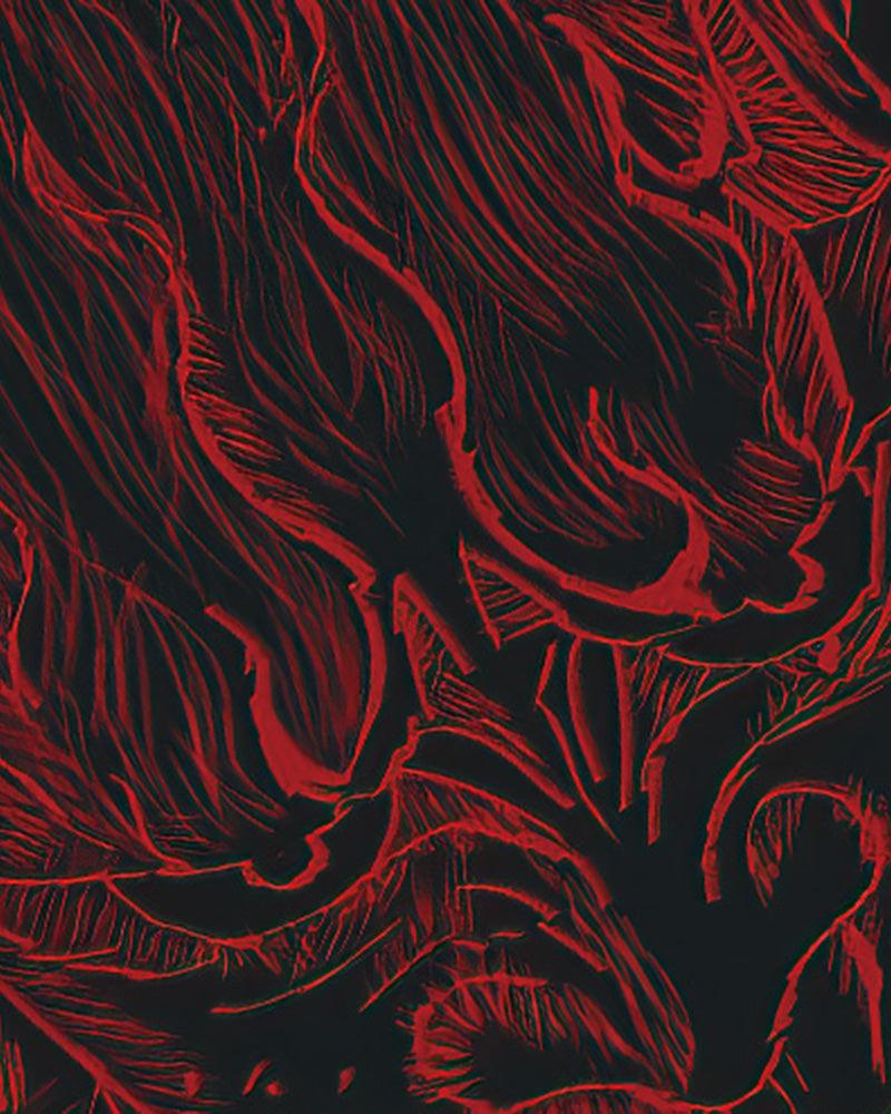 Streetwear Ninja Oni Graphic T-Shirt