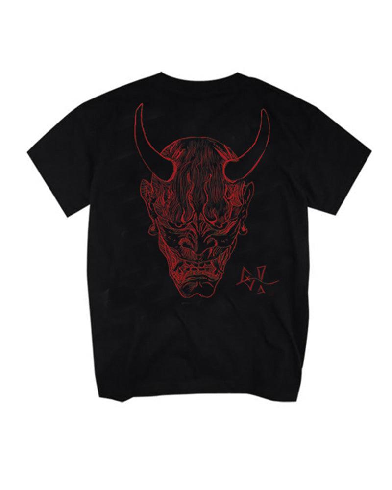 Streetwear Ninja Oni Graphic T-Shirt