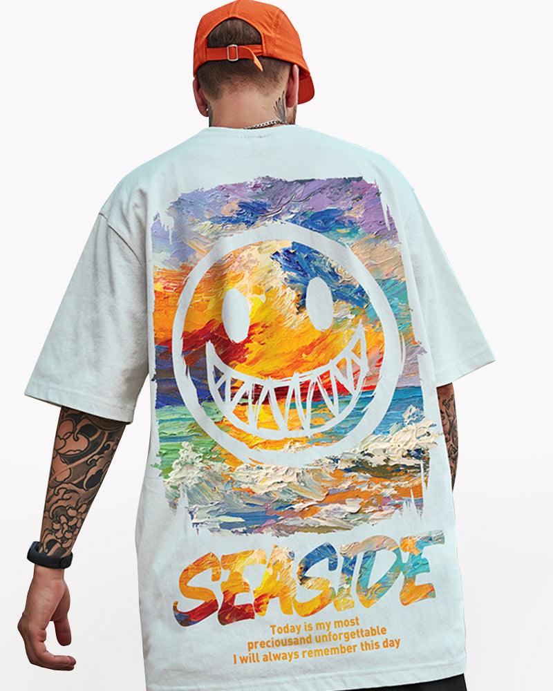 Oversize Streetwear Grimace Graphic T-Shirt