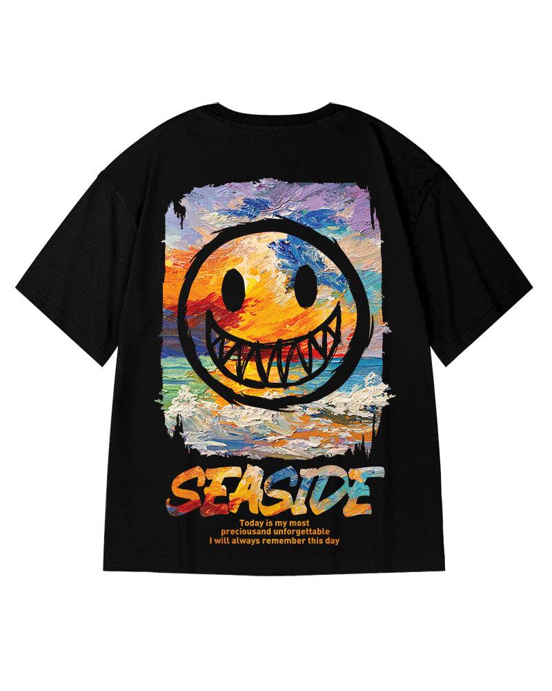 Oversize Streetwear Grimace Graphic T-Shirt