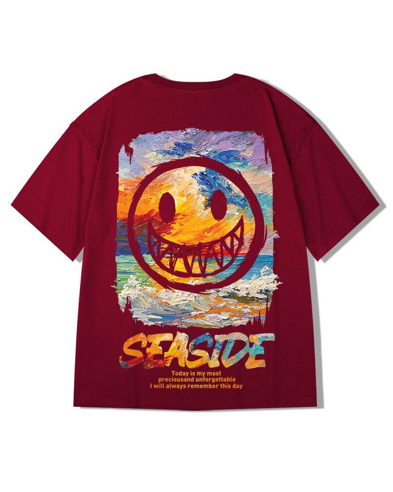 Oversize Streetwear Grimace Graphic T-Shirt