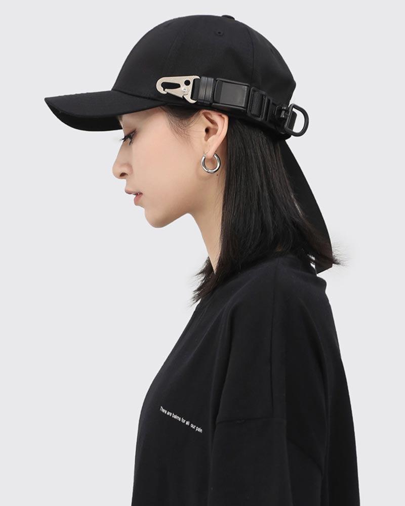Streetwear Punk Buckle Cap