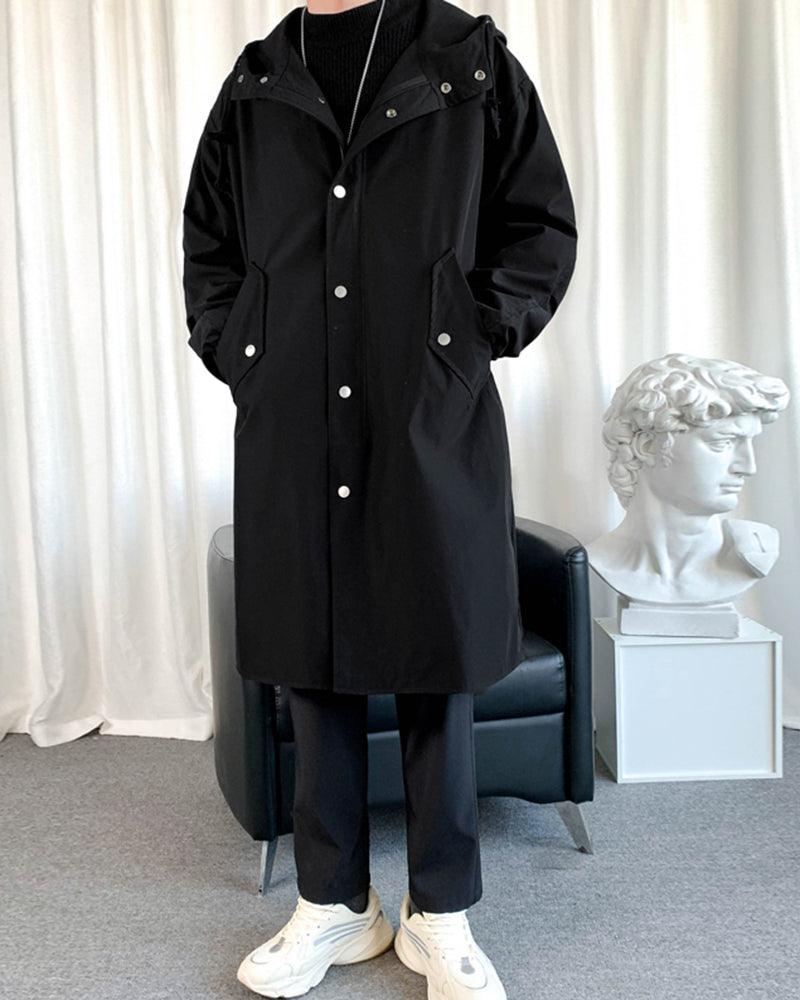 Techwear Outfits Long Jacket Coat