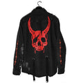Techwear Harajuku Horns Denim Jacket