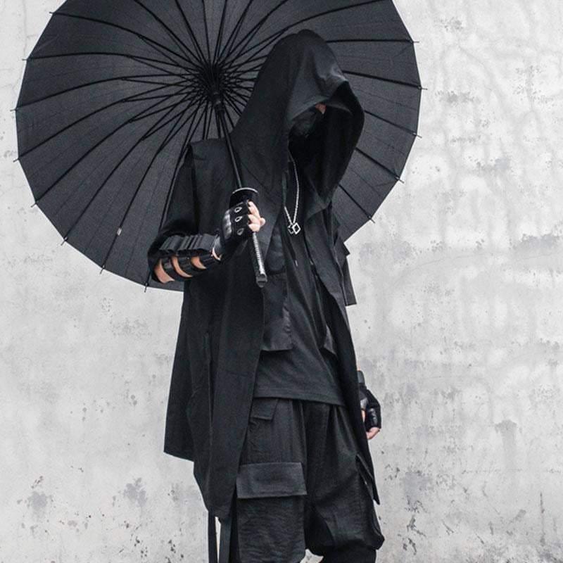 Black Sleeveless Ninja Costume Vest