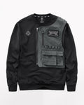 Techwear Fake Two-piece Tactical Sweatshirt