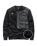 Techwear Fake Two-piece Tactical Sweatshirt