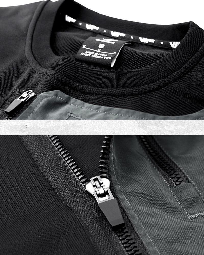 Techwear Fake Two-piece Tactical Sweatshirt