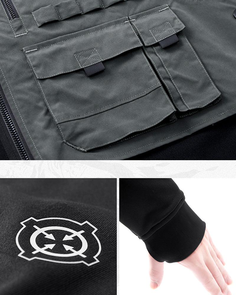 Techwear Fake Two-piece Tactical Sweatshirt