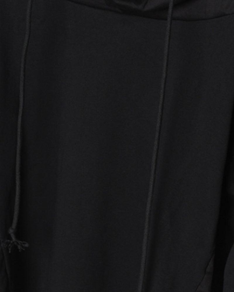 Futuristic Streetwear Ninja Cape Hoodie