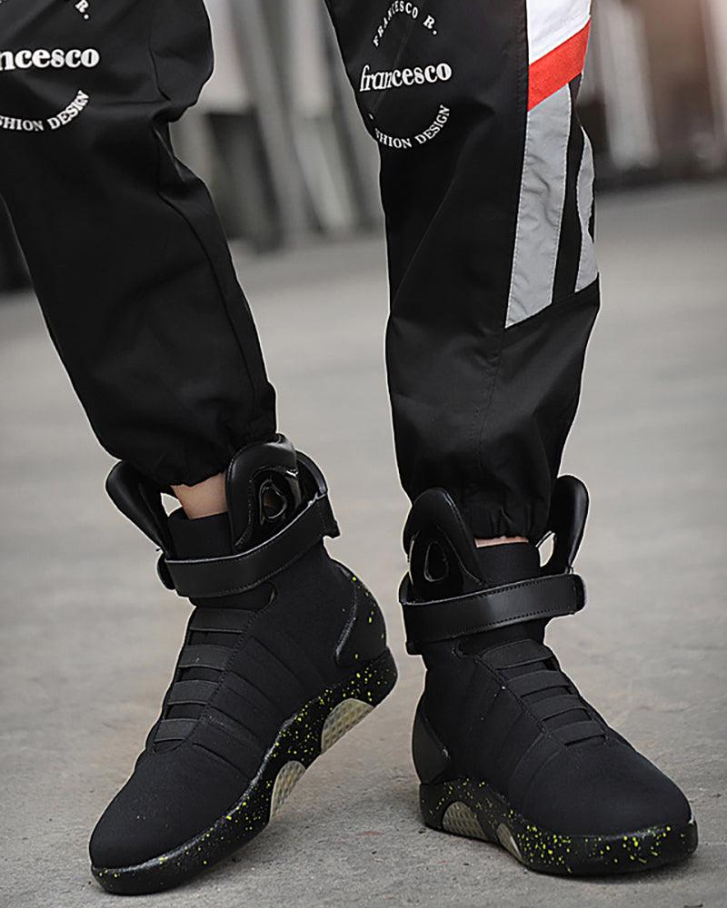 Cyberpunk Streetwear LED High Tech Shoes