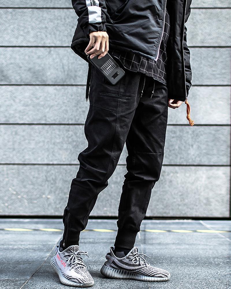 Techwear Slim Camo Cargo Pants
