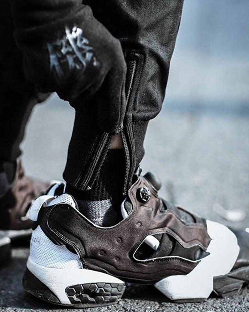 Techwear Slim Camo Cargo Pants
