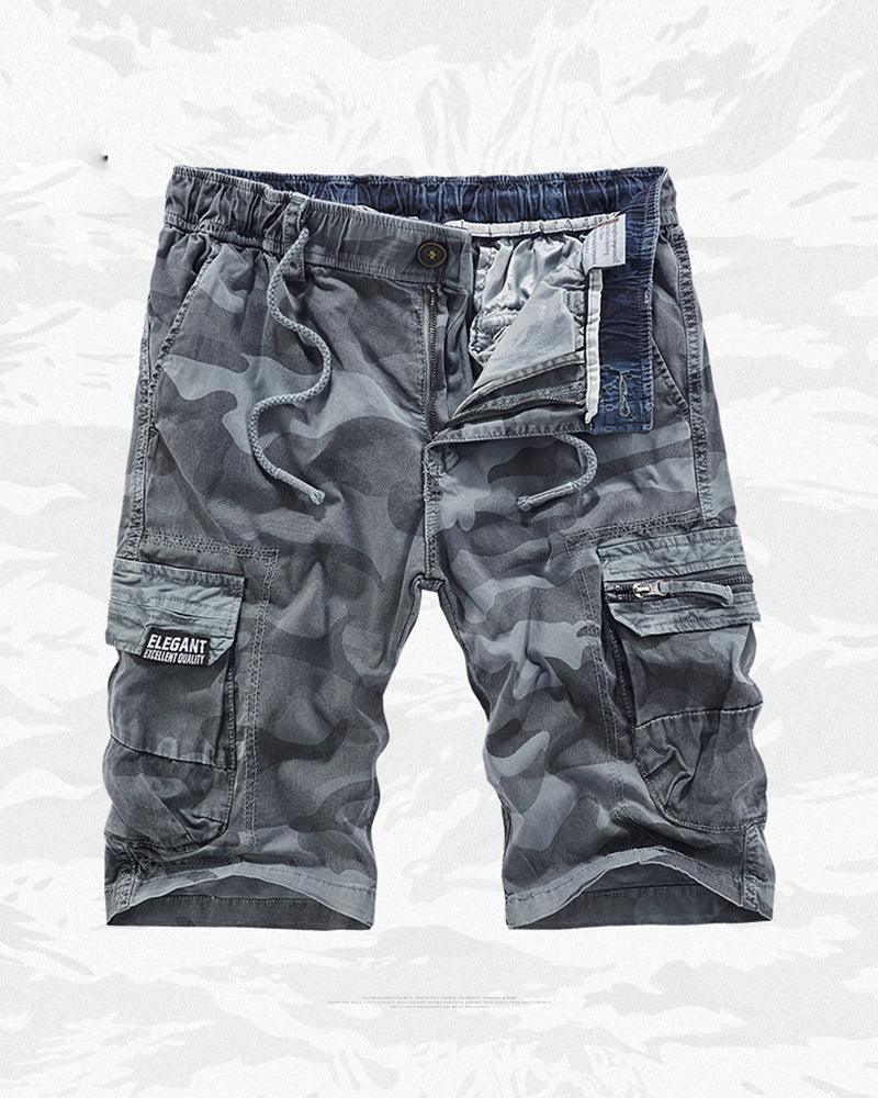 Techwear Outdoor Camo Jorts for Men