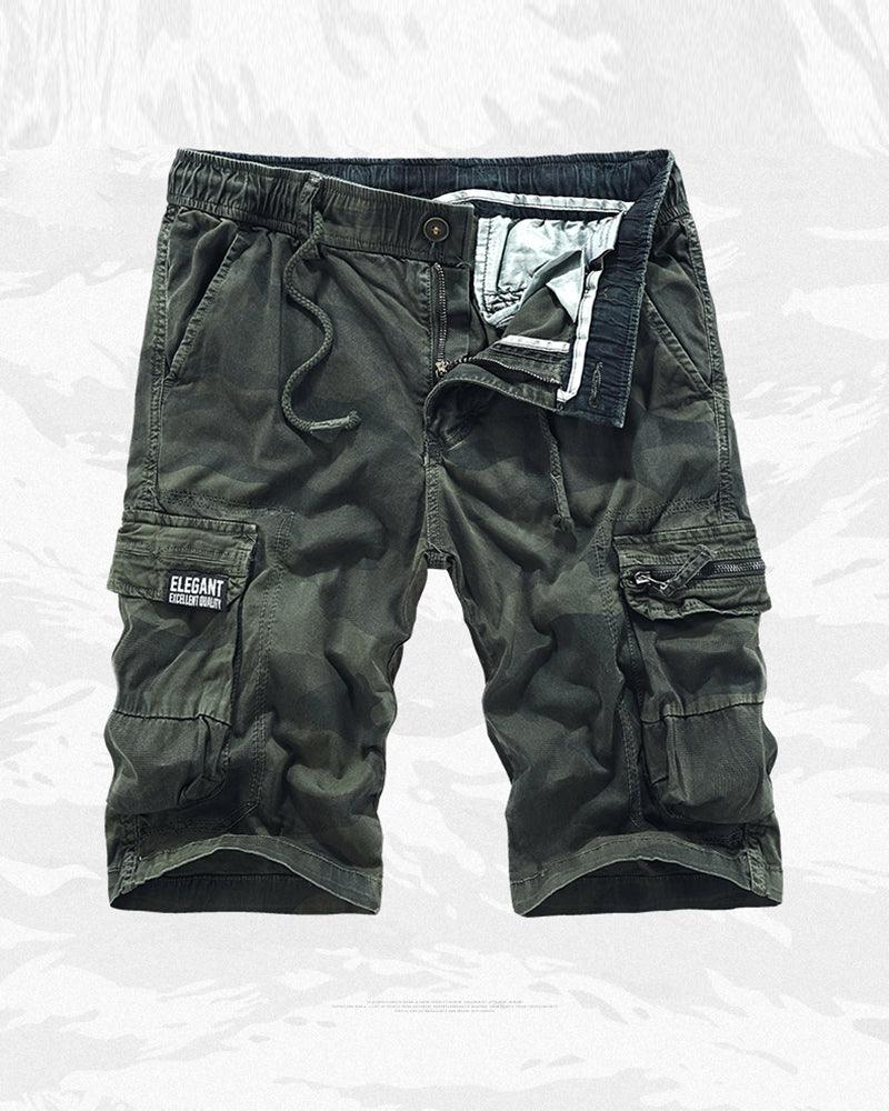 Techwear Outdoor Camo Jorts for Men
