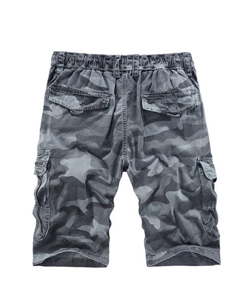 Techwear Outdoor Camo Jorts for Men