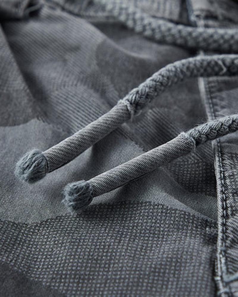 Techwear Outdoor Camo Jorts for Men