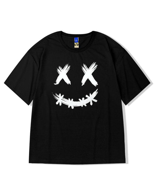 Oversize Streetwear Smiley Graphic T-Shirt