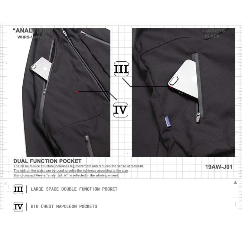Cyberpunk Dual Function Pocket Jacket